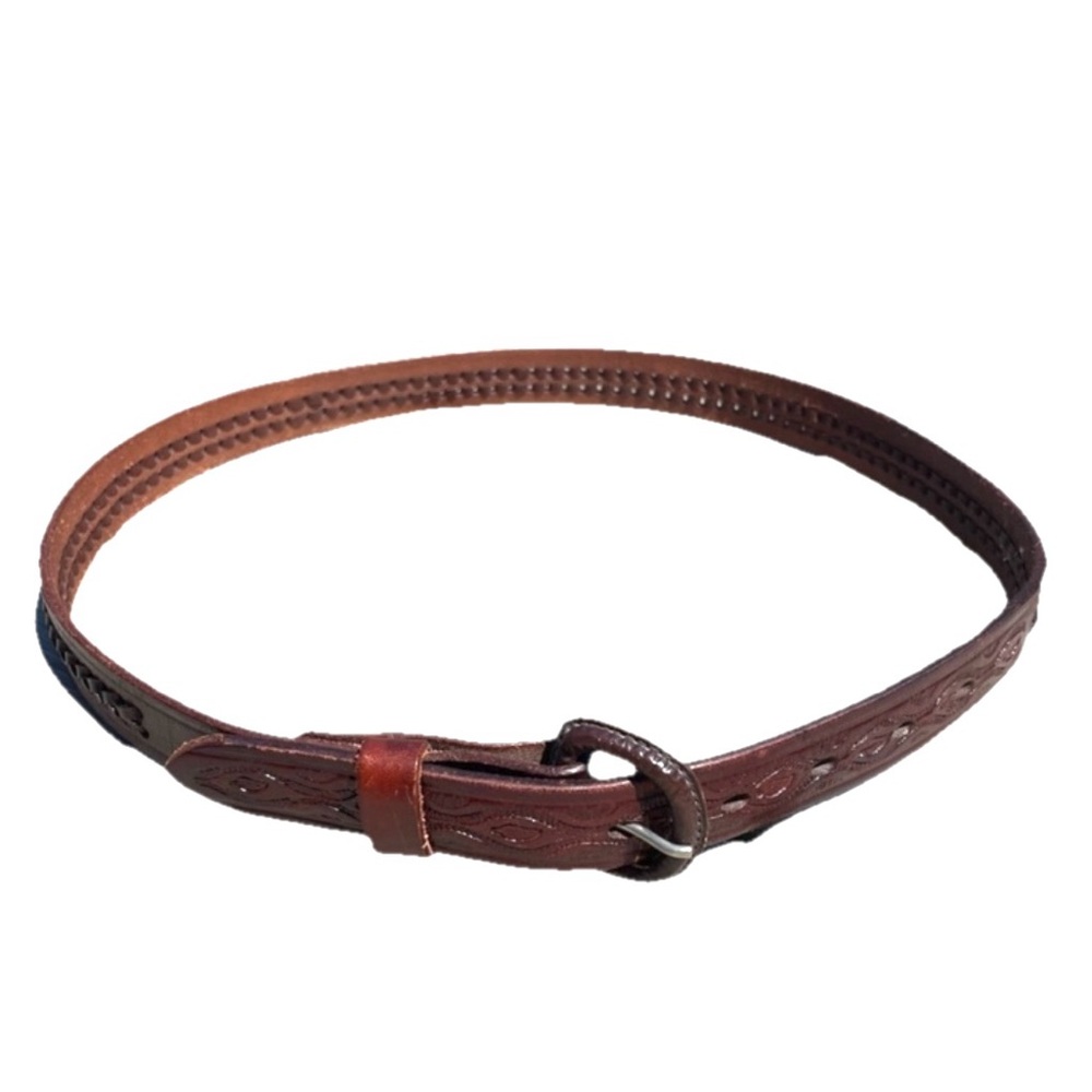 Vintage RM Hecho En Mexico Leather Belt 32”